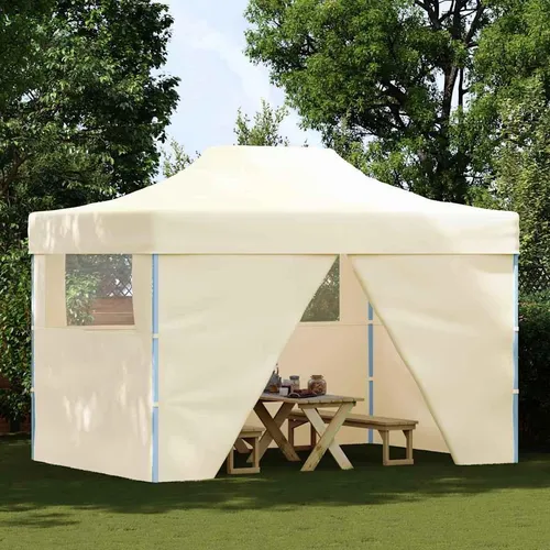 vidaXL Profi Partyzelt Faltbar 3x4m in beige von vidaXL