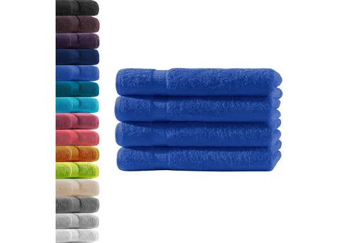 Hometex Premium Textiles Handtuch Set - 4x 100% Baumwolle, 500 g/m² - Handtücher aus hochwertigem, flauschigem Frottierstoff, ideal für Zuhause, Sauna und Urlaub. Saugfähig und hautsympathisch, auch für Allergiker geeignet. Verfügbar in 15 Farben.