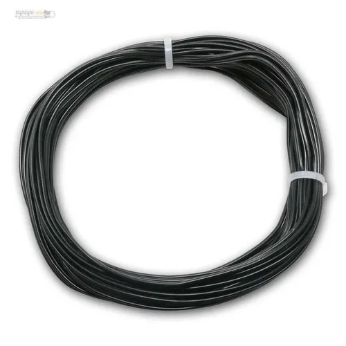10m Zwillingslitze 0,14mm² schwarz Litze zweiadrig Kabel Doppellitze Lupfer CU