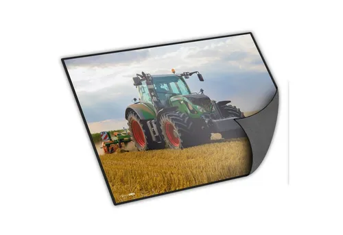 itenga Schreibtischunterlage itenga Schreibunterlage Motiv Traktor auf dem Feld