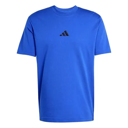 adidas Sportswear T-Shirt M SL SJ T blau XXL - Herren-Shirt aus 100% Baumwolle, ideal für sportliche Aktivitäten wie Laufen, in Royal Blue mit Rundhalsausschnitt und regulärer Passform.