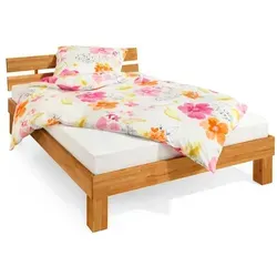 Produktbild Massivholzbett SOLANO LF 140x200 cm beige