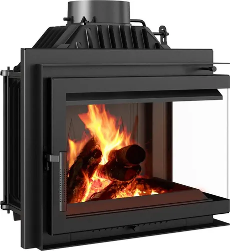 Kamineinsatz Gusseisen SIMPLE rechts 8 kW von Kratki