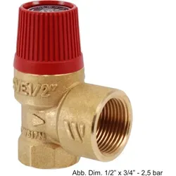 Caleffi 530 Membran-Sicherheitsventil 3/4