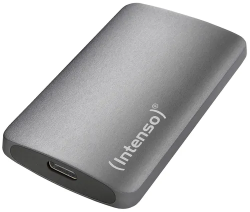 Intenso Externe SSD USB-C TX800 3828450 - Externe Festplatte mit ultraschneller Datenübertragung von bis zu 2100 MB/s, ideal für Video-Editing und Gaming. Robustes Aluminiumgehäuse schützt vor Stößen und ist kompakt für unterwegs.