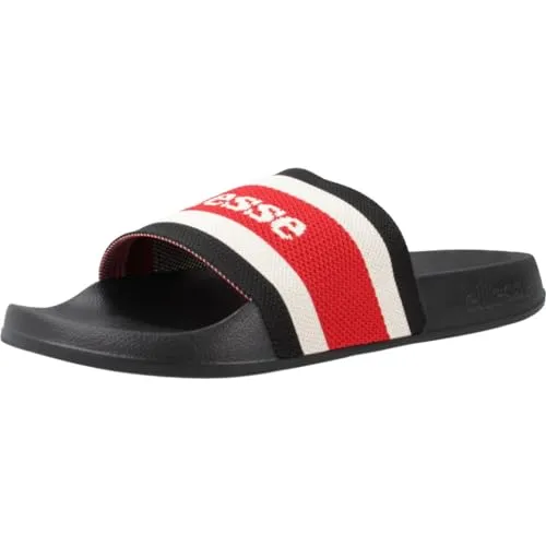 Ellesse Unisex Badesandalen LS50 Slide, Farbe:Black/red, Größe:40