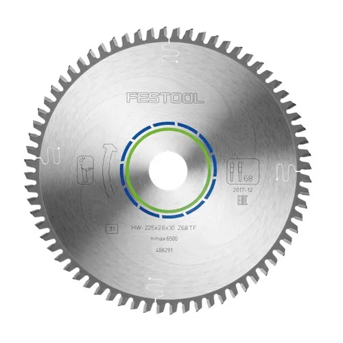 Festool Spezial-Sägeblatt 225x2,6x30 TF68 von Festool