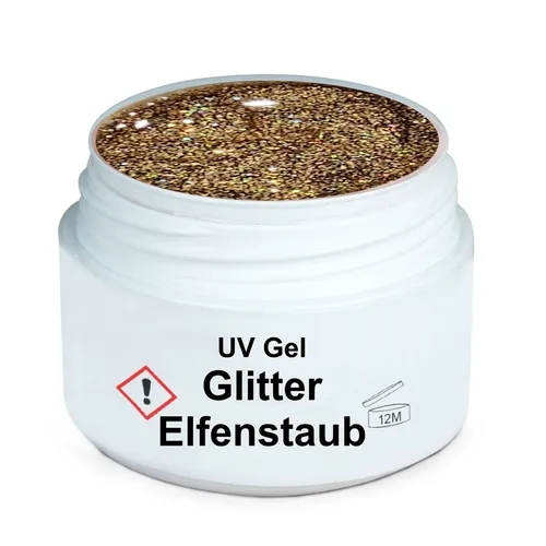 GS-Nails Glitter Elfenstaub UV Gel 5ml MADE IN GERMANY E2 von GS-Nails