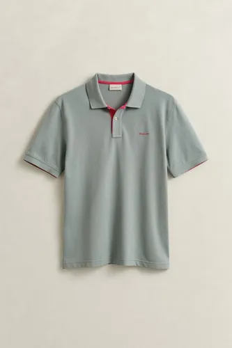 Gant Poloshirt REG CONTRAST PIQUE SS POLO S - Stylisches Gant Poloshirt in Größe S mit hochwertiger Baumwolle-Elasthan-Mischung für optimalen Tragekomfort. Ideal für legere Anlässe und sportliche Outfits.