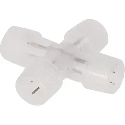 HQ RL99008 - X-Verbinder für Lichtschläuche, transparent, 1 Stück