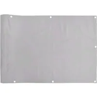 vidaXL Balkon-Sichtschutz Grau 700x120 cm PVC - Metallzäune: Witterungsbeständiger Sichtschutz aus hochwertigem PVC, einfach zu montieren und ideal für mehr Privatsphäre auf Balkon oder Terrasse.