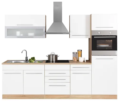 KOCHSTATION Küchenzeile KS-Eton, 270 cm mit E-Geräten von Kochstation