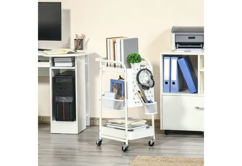 Küchenwagen Weiß von HOMCOM