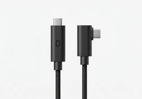 Meta Oculus VR-Headset Link Kabel für Quest 2 - 5m schwarz - Sonstige, 5m langes USB 3.0 Kabel für eine stabile Verbindung und verbessertes VR-Erlebnis mit deinem Oculus Quest 2.