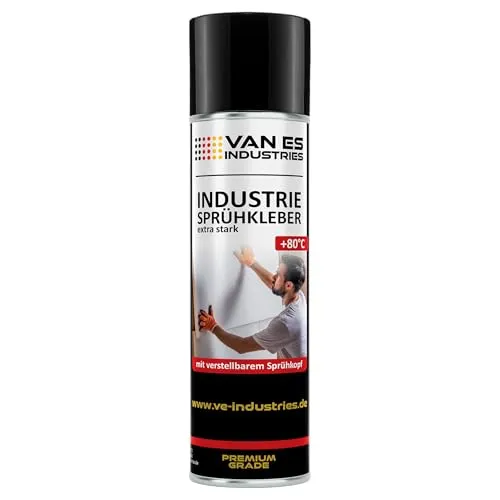 1x VE-INDUSTRIES Sprühkleber 500ml extra Stark Kontaktkleber Alleskleber Bastelkleber
