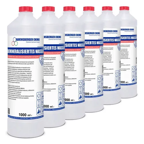 Ravensberger Chemie Bügelwasser VE-Wasser Demineralisiertes Wasser