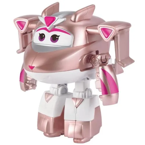 Waiky Super Wings Gold Girl in Rosegold-Weiß, 12,5 cm