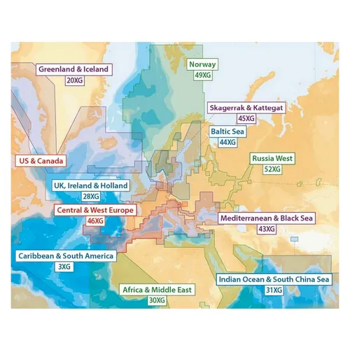 Navionics + empty SD /Micro SD XL9 nautical chart - 1 PC  - 29.080.11 - 2908011
