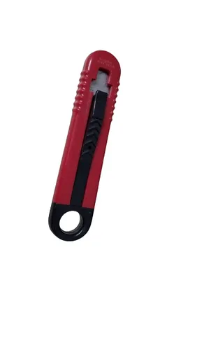 Sicherheits Cuttermesser / Kartonmesser rot