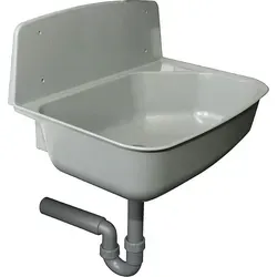 OTTO HAAS KG Ausgussbecken mit PP Spülensiphon DN50 von HAAS+SOHN