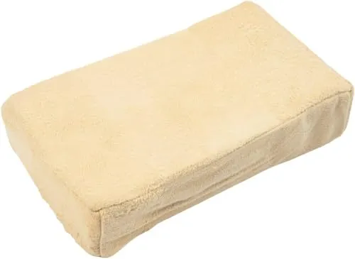 Start Maxi-Einzelkissen aus Naturleder und Veloursleder