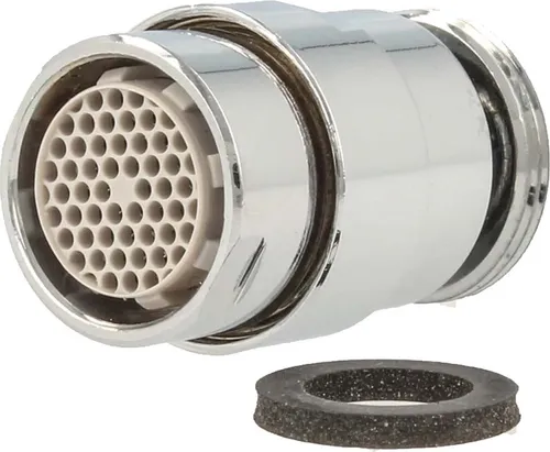 tecuro Kugelgelenk Bidetstrahler M18 x 1 AG - Messing verchromt - Sanitärinstallation mit flexiblem Kugelgelenk für präzise Ausrichtung und Luftsprudler für optimierten Wasserfluss - ideal für komfortable Hygiene.