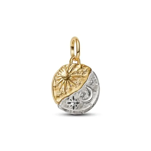 PANDORA ME Charm Medallion Sonne & Mond bicolor 763977C01 in gold von Pandora