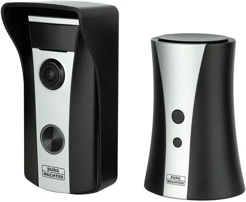 BURG-WÄCHTER Door eGuard DG 8500 WLAN Video-Türsprechanlage - Haus-Alarmanlagen mit HD-Kamera und 160° Sichtwinkel für maximale Sicherheit. Erhalten Sie Push-Nachrichten über Bewegungen und sprechen Sie mit Besuchern über die App.