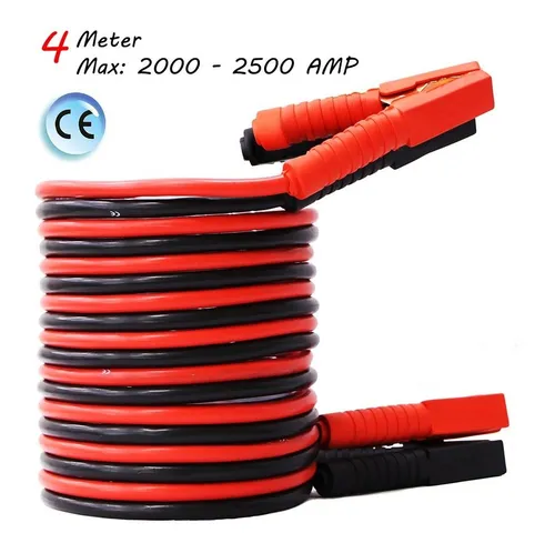 Feel2Home Starthilfekabel 1800A – 6m Überbrückungskabel für Autos - Hochwertiges 6m Starthilfekabel für Benzin- und Dieselmotoren. Ideal für Notfälle, mit langlebigem Design und einfacher Handhabung. Bleiben Sie mobil!