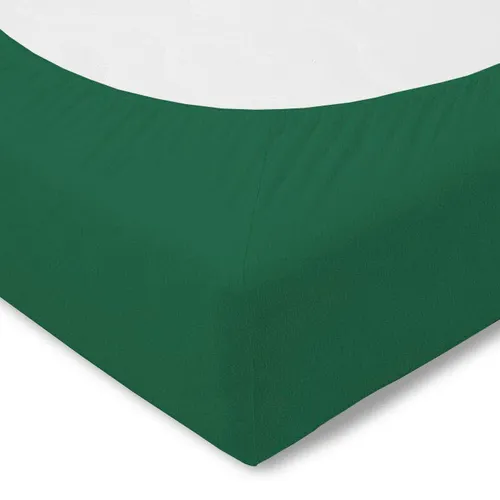 Estella Zwirnjersey Spannbetttuch 90x190-120x220 cm in grün von ESTELLA