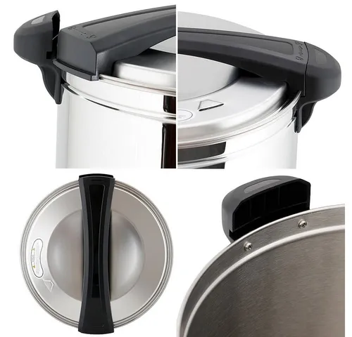 Melko Einkochautomat 22 L - Glühweinkocher aus Edelstahl mit 2500W - Einkochautomat für Glühwein und Punsch mit 22 Litern Fassungsvermögen. Ideal für kalte Tage, ausgestattet mit Überhitzungsschutz und Temperaturregulator für sicheres und einfaches Erhitzen Ihrer Lieblingsgetränke.