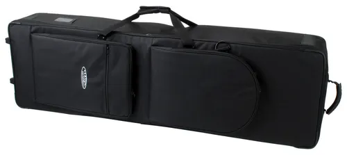Classic Cantabile Keyboardtasche 140 mit Rollen - Zubehör für Tasteninstrumente, reiß- und wasserfest mit großzügiger Schaumstoffpolsterung und praktischen Rollen für einfachen Transport.