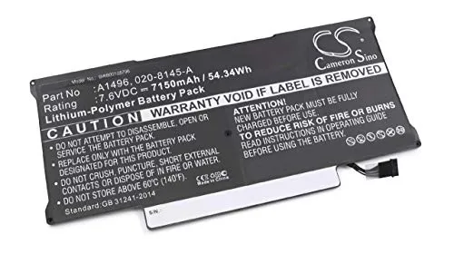 vhbw Akku kompatibel mit Apple MacBook Air 13