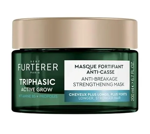 René Furterer Triphasic Active Grow Stärkende Anti-Haarbruch-Maske, 200 ml