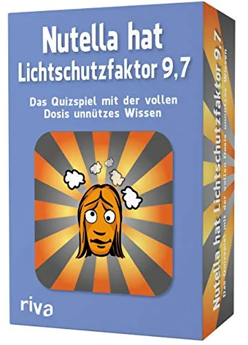 Nutella hat Lichtschutzfaktor 9,7 – Das Quizspiel mit der vollen Dosis unnützes Wissen