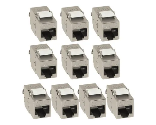 ARLI Cat8 Keystone Jack RJ45 Buchse Modul - Hochleistungsfähiges Ethernet-Modul mit 2000 MHz für blitzschnelle Datenübertragungen, werkzeuglose Montage und breite Kompatibilität für Heim- und Unternehmensnetzwerke.