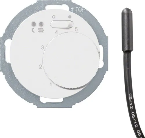 Berker Temperaturregler 230V für Fußbodenheizung, polarweiß von Berker Fußbodentemperaturregler