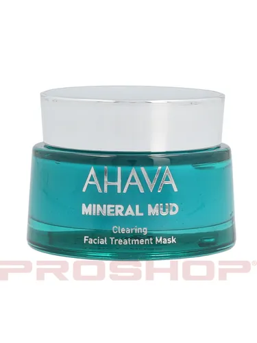 AHAVA Mineral Mud Clearing Facial Treatment Mask 50 ml - Maske und Peeling, klärt Hautunreinheiten mit mineralienreichem Schlamm aus dem Toten Meer für ein frisches, gepflegtes Hautbild. Vegan und ohne Tierversuche.