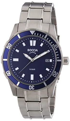 Boccia Herren-Armbanduhr XL Analog Quarz Titan 3567-04 von Boccia Titanium