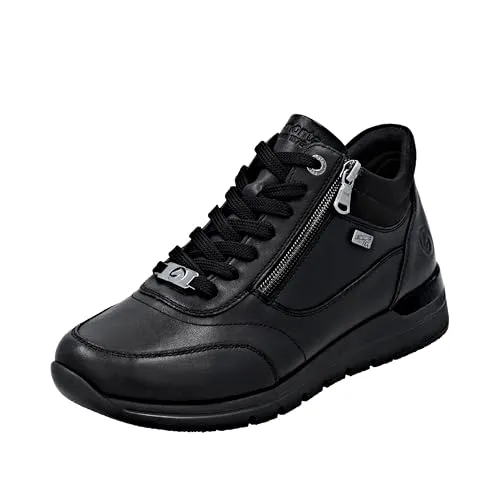 Remonte Damen R6775 Sneaker High, Schwarz, 39 EU