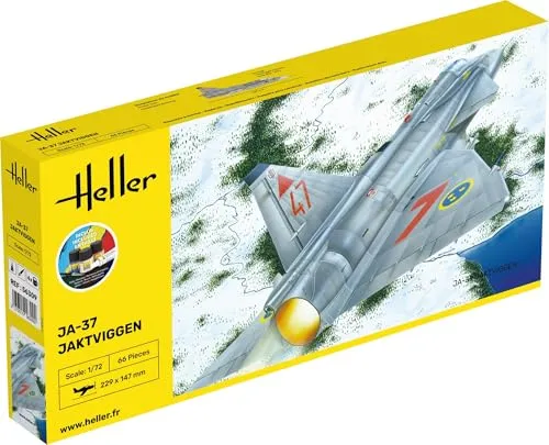 Heller 56309 STARTER KIT Ja-37 Jaktviggen 1/72