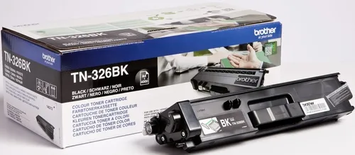 Brother TN-326BK Toner schwarz (Packung mit 4 Stück) - Toner für Laserdrucker mit einer Reichweite von ca. 4000 Seiten. Ideal für hochwertige Farbdrucke und effiziente Büroarbeit. Kompatibel mit zahlreichen Brother-Druckern.