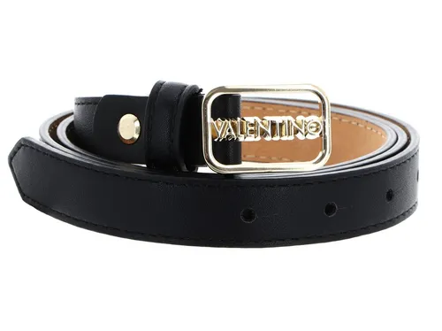 VALENTINO Around Plaque Buckle Belt W85 Nero/Oro von Valentino