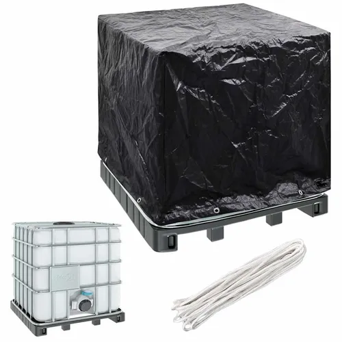 vidaXL Abdeckung für IBC-Tank 8 Ösen 116x100x120 cm NEU