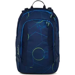 Satch Air Schulrucksack 44 cm blau - Leichter und ergonomischer Schulrucksack mit atmungsaktivem Rückenpolster, ideal für Schüler und Schülerin