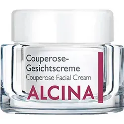 Alcina S Couperose Gesichtscreme 50 ml - Alcina Gesichtscreme zur gezielten Pflege bei Couperose, mit einem speziellen Wirkstoffkomplex zur Minderung feiner Äderchen und Rötungen im Gesicht.