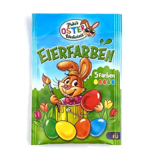 Ostereierfarben 5 Farben WARM Eierfarbe Ostern Osterdeko