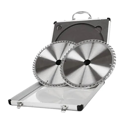 Scheppach 2-teiliges Sägeblatt Set mit Koffer