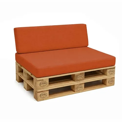 POKAR Palettenkissen Set 2er in orange von POKAR