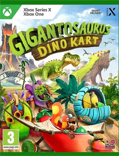 Gigantosaurus: Dino Kart - Rennspiel für Microsoft Xbox One - Ein spannendes Rennspiel für die ganze Familie, ideal für Xbox Series X und Xbox One, das kreatives Gameplay und lustige Dino-Charaktere bietet.